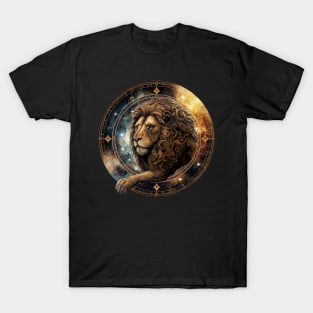 Leo The Lion Zodiac Starsign T-Shirt